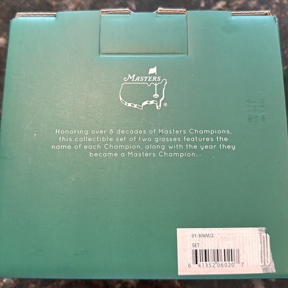 Tiger Woods 2019 Masters Commemorative Glass - Picture 2 of 2